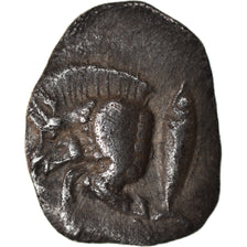 Munten, Mysië, Cyzicus, Hemiobol, 450-400 BC, ZF, Zilver, SNG-France:375