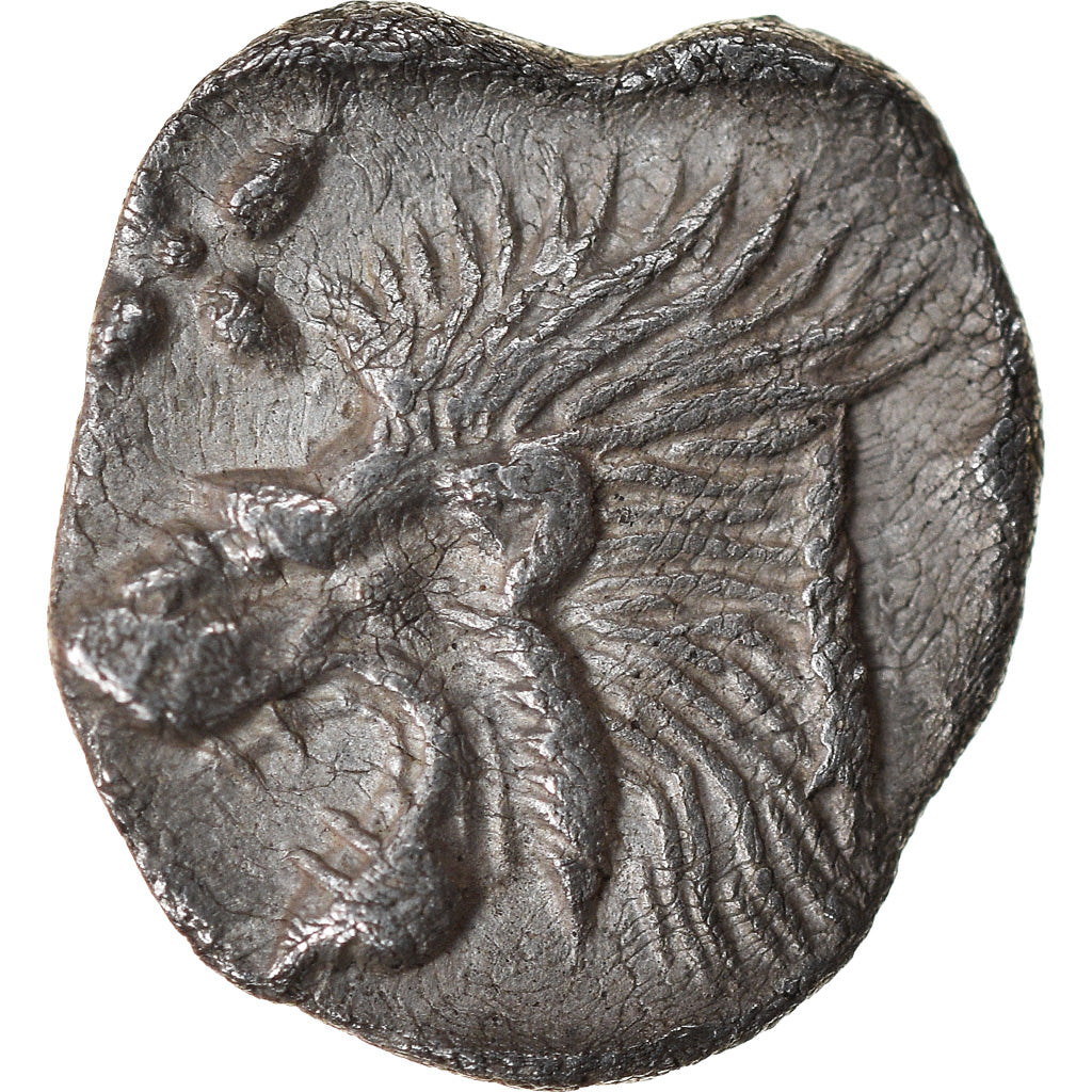 Münze, Mysia, Kyzikos, Hemiobol, 450-400 BC, SS, Silber, SNG-France:375