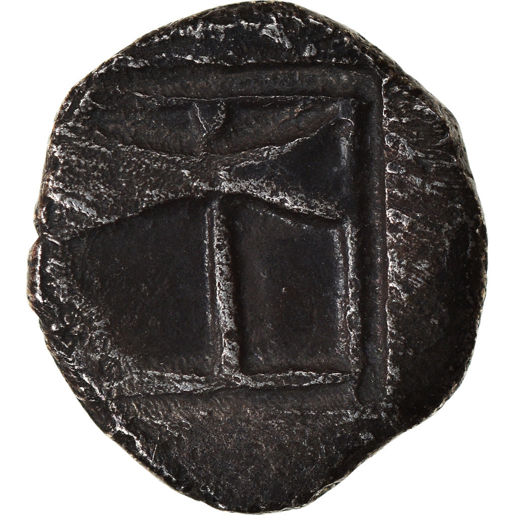 Coin, Troas, Tenedos, Obol, 5th Century BC, EF(40-45), Silver, HGC:6-381