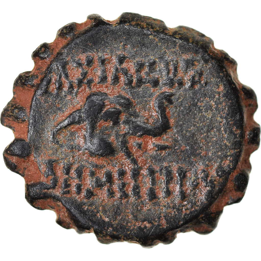 Coin, Seleukid Kingdom, Demetrios I Soter, Serrate Æ, 162-150 BC, Antioch