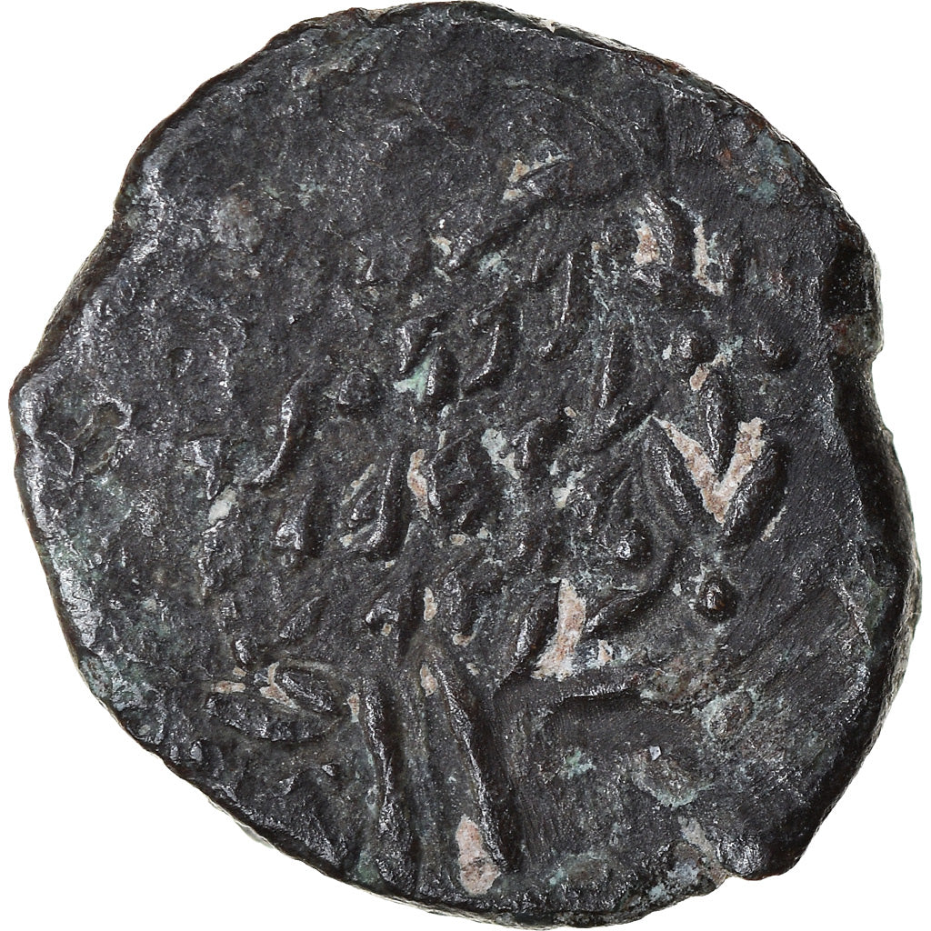 Coin, Judaea, John Hyrcanus I, Prutah, 135-104 BCE, Jerusalem, VF(30-35), Bronze
