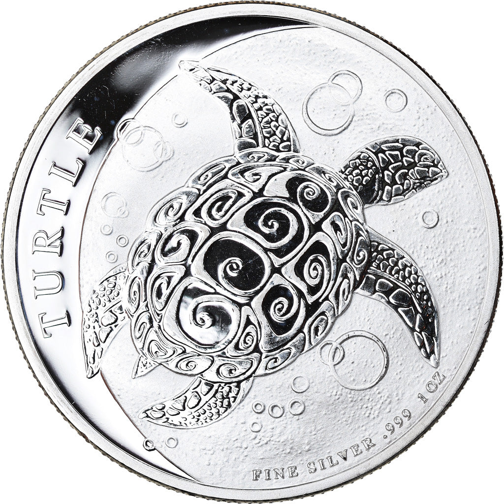 Coin, Niue, Elizabeth II, Hawksbill Turtle, 2 Dollars, 2016, 1 Oz, MS(65-70)