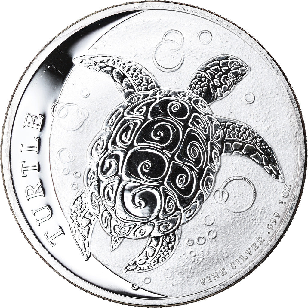 Coin, Niue, Elizabeth II, Hawksbill Turtle, 2 Dollars, 2016, 1 Oz, MS(65-70)
