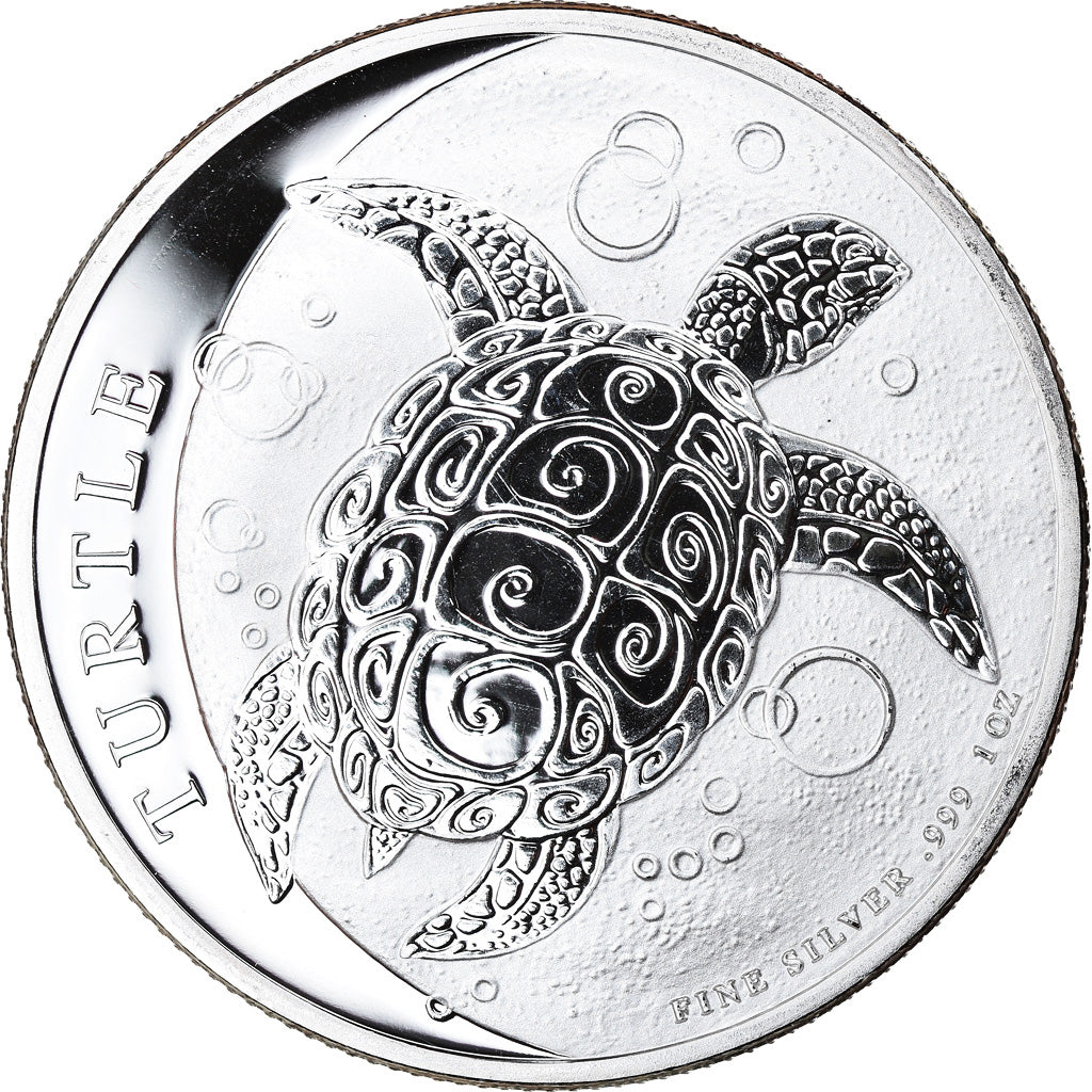 Coin, Niue, Elizabeth II, Hawksbill Turtle, 2 Dollars, 2016, 1 Oz, MS(65-70)