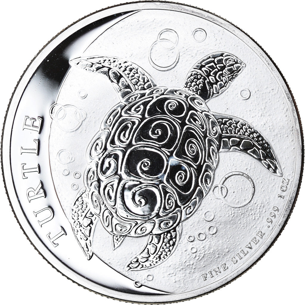 Coin, Niue, Elizabeth II, Hawksbill Turtle, 2 Dollars, 2016, 1 Oz, MS(65-70)