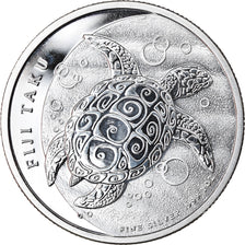 Coin, Fiji, Elizabeth II, Hawksbill Turtle, 2 Dollars, 2013, 1 Oz, MS(65-70)