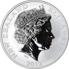 Coin, New Zealand, Elizabeth II, Kiwi, Dollar, 2012, B.H. Mayer, Germany, 1 Oz