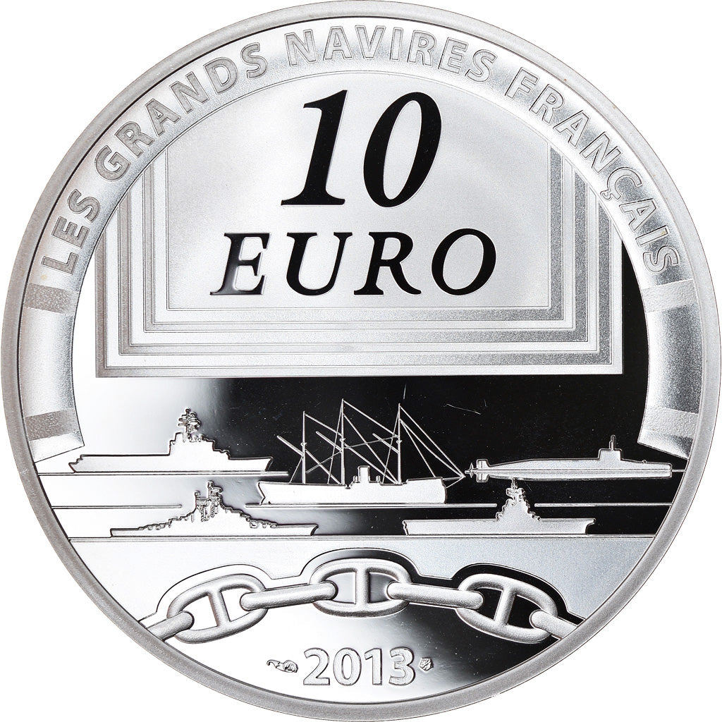 France, Monnaie de Paris, 10 Euro, La Gloire, 2013, Proof, MS(65-70), Silver