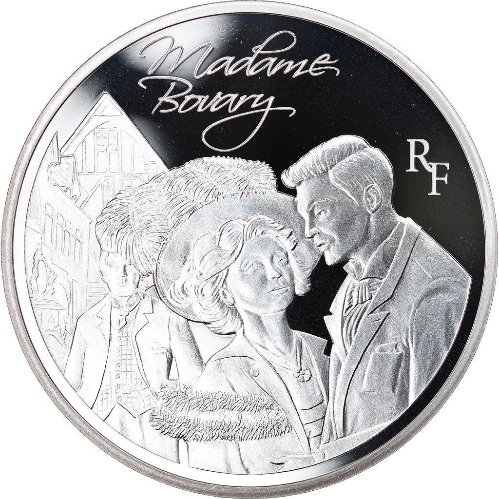 France, Monnaie de Paris, 10 Euro, Madame Bovary, 2013, Proof, MS(65-70), Silver