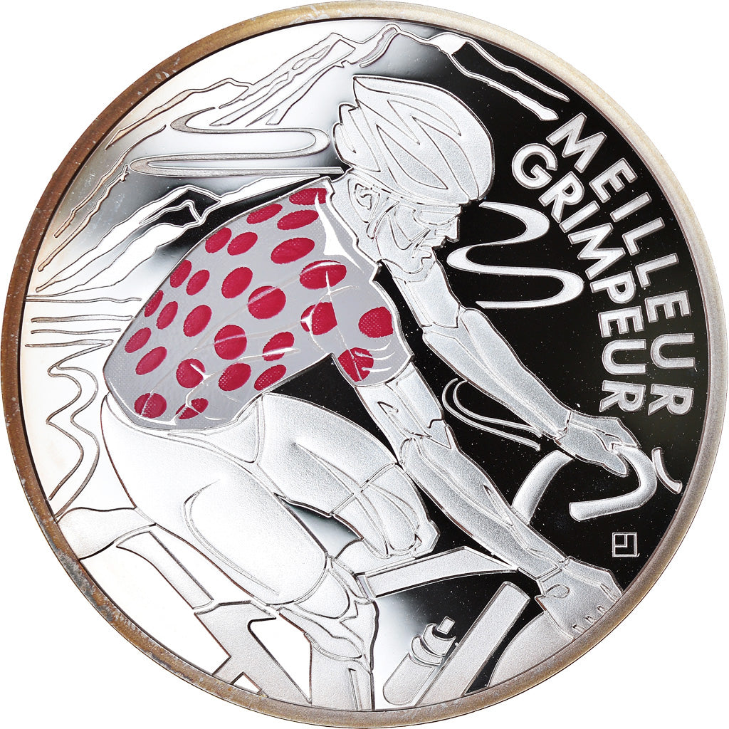 France, Monnaie de Paris, 10 Euro, Tour de France Maillot à pois, 2013, Proof