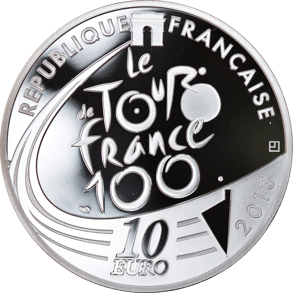 France, Monnaie de Paris, 10 Euro, Tour de France Maillot à pois, 2013, Proof