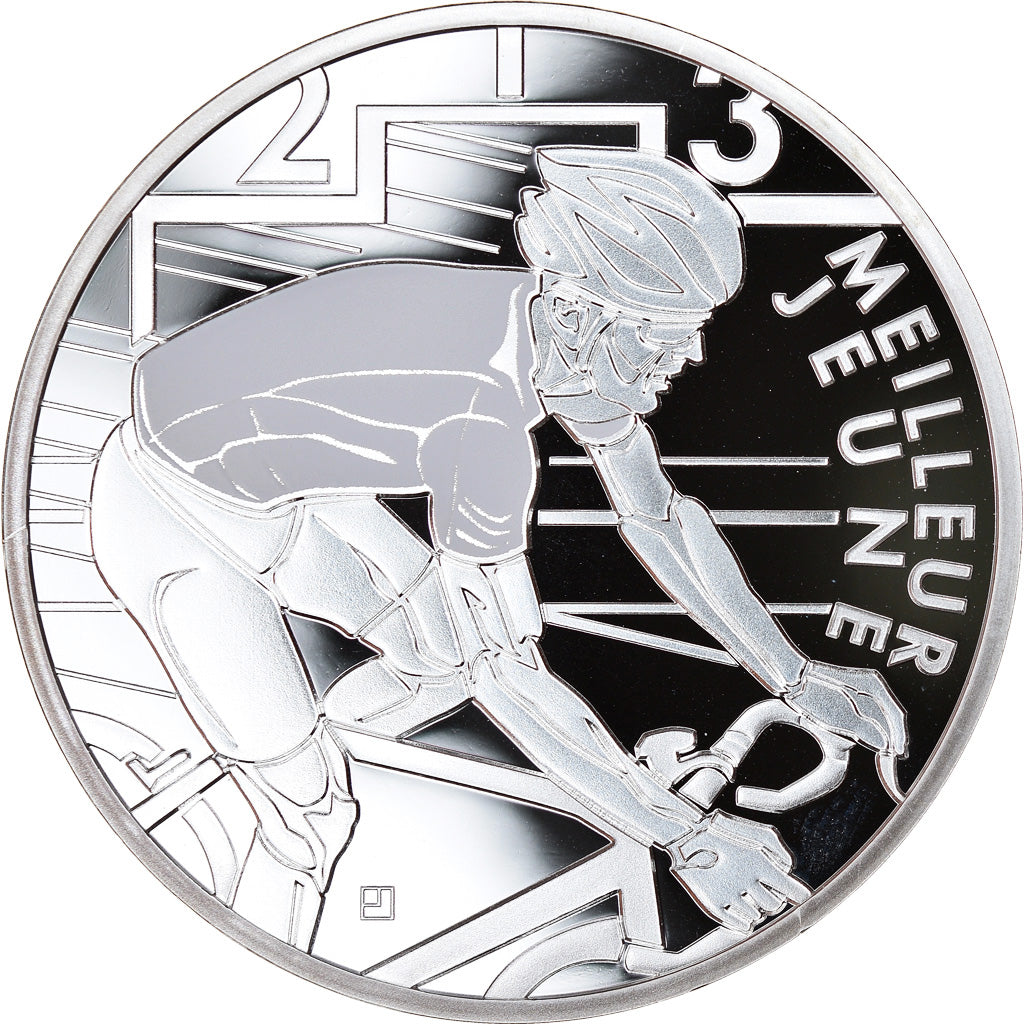 Francia, Monnaie de Paris, 10 Euro, Tour de France Maillot blanc, 2013, Proof