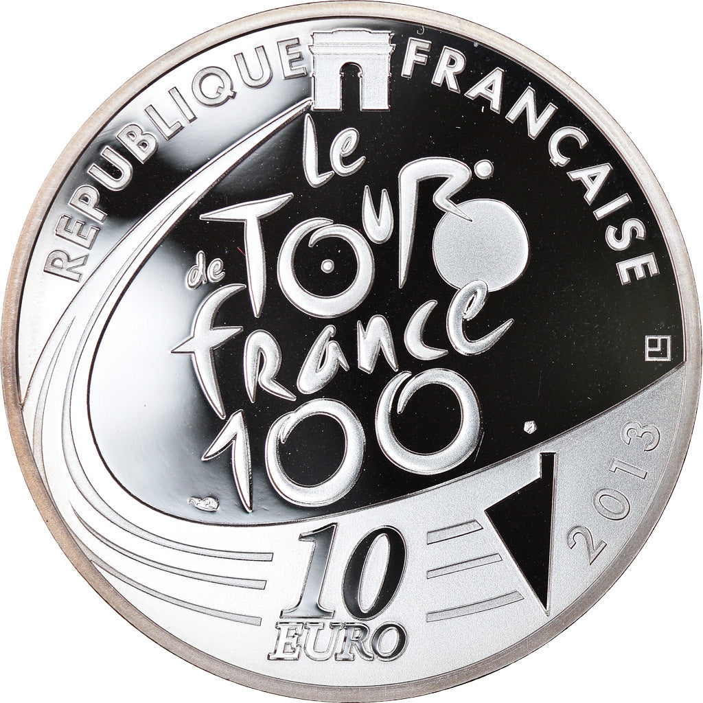Frankreich, Monnaie de Paris, 10 Euro, Tour de France Maillot jaune, 2013