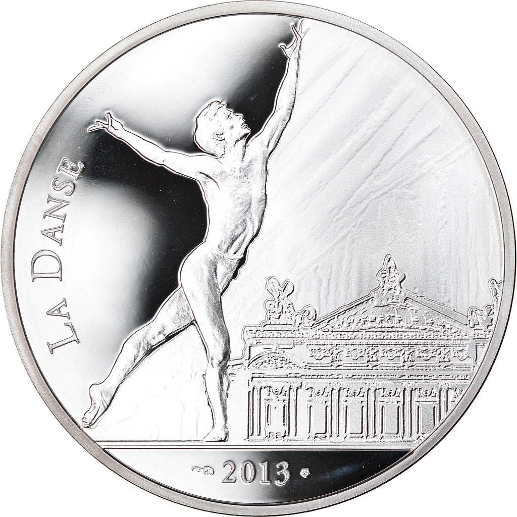 France, Monnaie de Paris, 10 Euro, Rudolf Noureev, La Danse, 2013, Proof