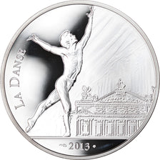 France, Monnaie de Paris, 10 Euro, Rudolf Noureev, La Danse, 2013, Proof