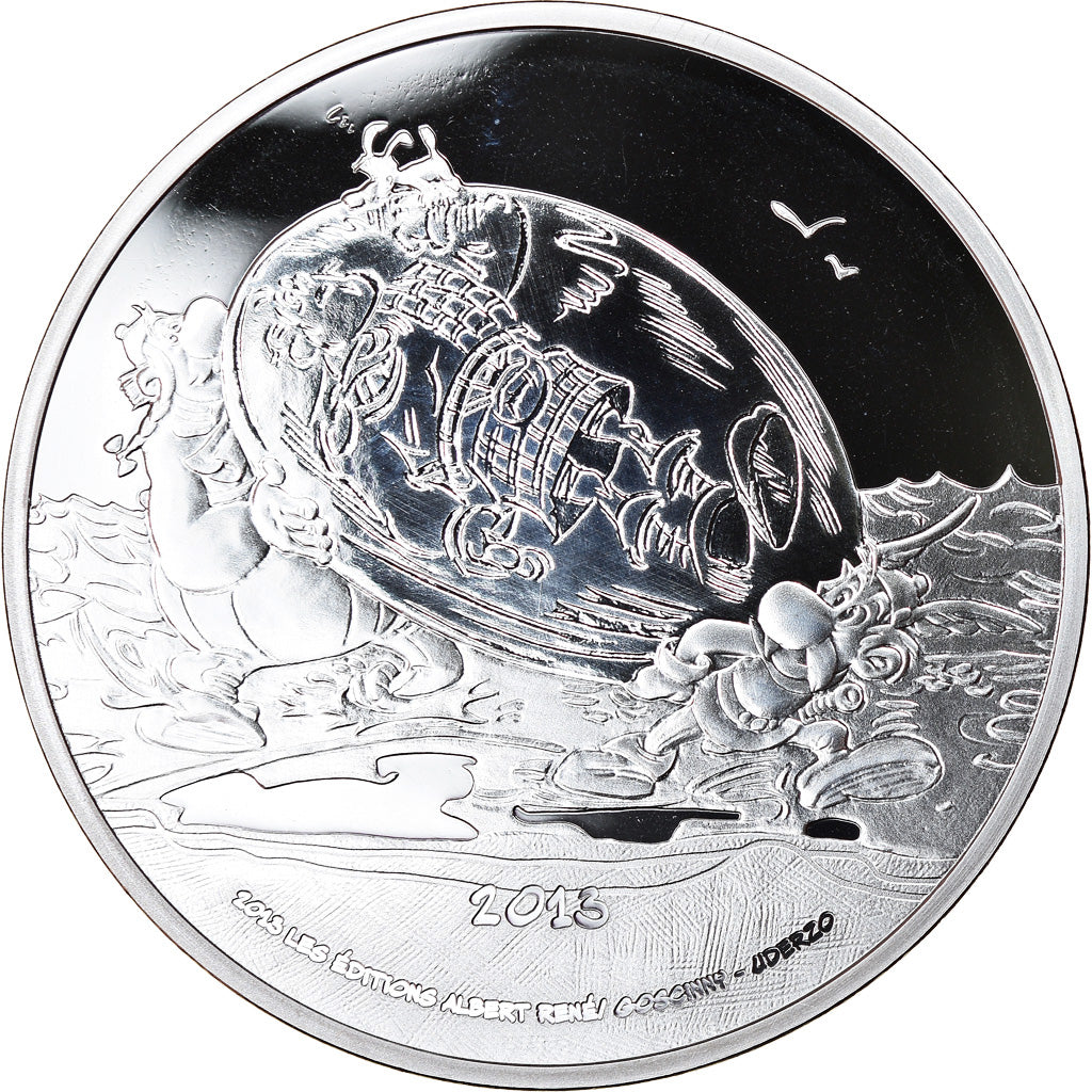 France, Monnaie de Paris, 10 Euro, Astérix, 2013, Proof, FDC, Argent