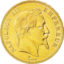 FRANCE, Napoléon III, 100 Francs, 1866, Paris, KM #802.1, graded, PCGS, A...
