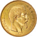 Coin, France, Napoleon III, 50 Francs, 1855, Paris, EF(40-45), Gold, KM:785.1