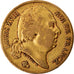 Munten, Frankrijk, Louis XVIII, 20 Francs, 1824, Paris, FR+, Goud, KM:712.1