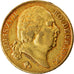 Moneta, Francja, Louis XVIII, 20 Francs, 1817, Paris, EF(40-45), Złoto