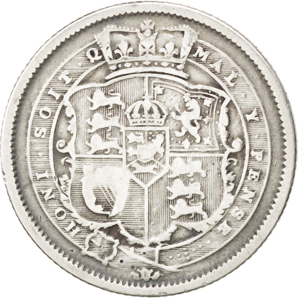 Coin, Great Britain, George III, Shilling, 1817, VF(30-35), Silver, KM:666