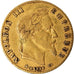 Coin, France, Napoleon III, 5 Francs, 1867, Strasbourg, EF(40-45), Gold