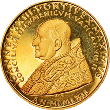 Vatican, Medal, Joannes XXIII, Second Ecumenical Council, 1962, MS(64), Gold