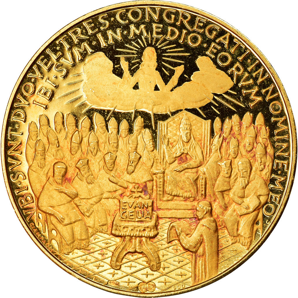 Vatican, Medal, Joannes XXIII, Second Ecumenical Council, 1962, MS(64), Gold