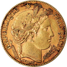 Coin, France, Cérès, 10 Francs, 1899, Paris, EF(40-45), Gold, KM:830
