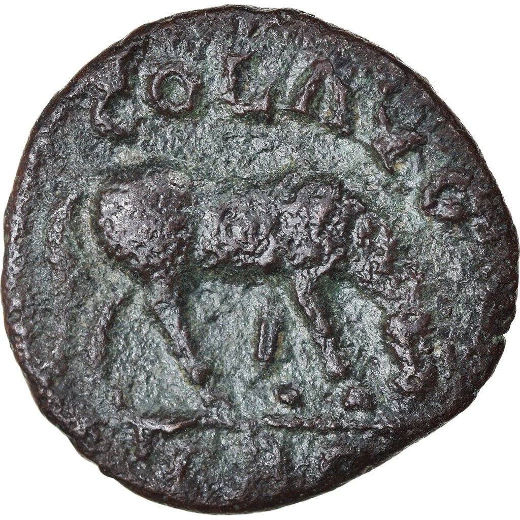 Moneta, Troja, Alexandreia, Valerian I, Bronze Æ, 253-260, VF(30-35), Bronze