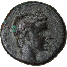Coin, Phrygia, Eumeneia, Tiberius, Bronze Æ, 14-37 AD, EF(40-45), Bronze