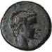 Coin, Phrygia, Eumeneia, Tiberius, Bronze Æ, 14-37 AD, EF(40-45), Bronze