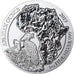 Coin, Rwanda, Shoebill, 50 Francs, 2019, 1 Oz, MS(65-70), Silver