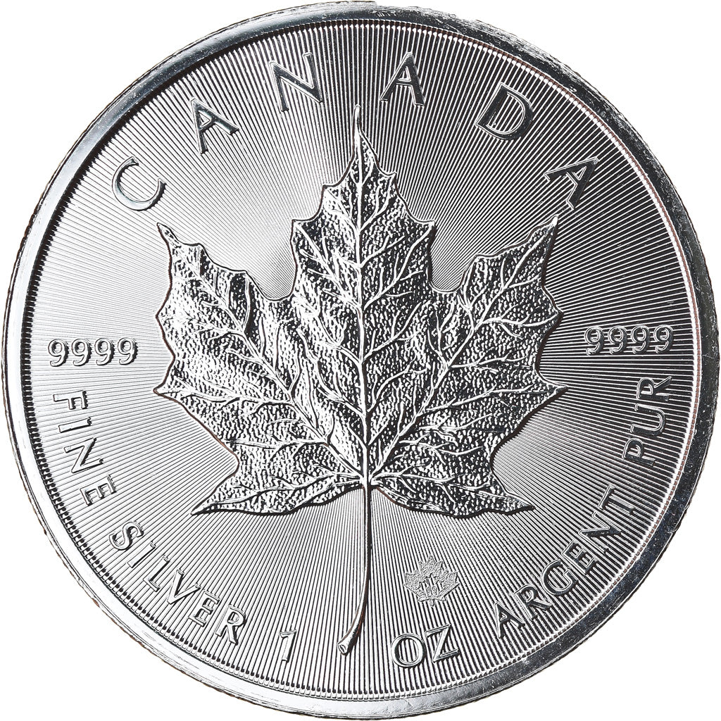 Moneda, Canadá, Maple Leaf, 5 Dollars, 2019, 1 Oz, FDC, Plata