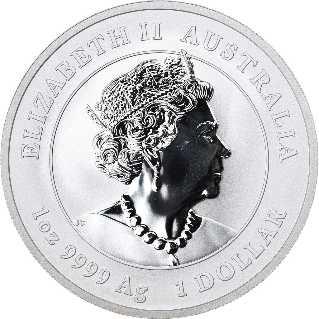 Coin, Australia, Year of the Rat, 1 Dollar, 2020, 1 Oz, MS(65-70), Silver
