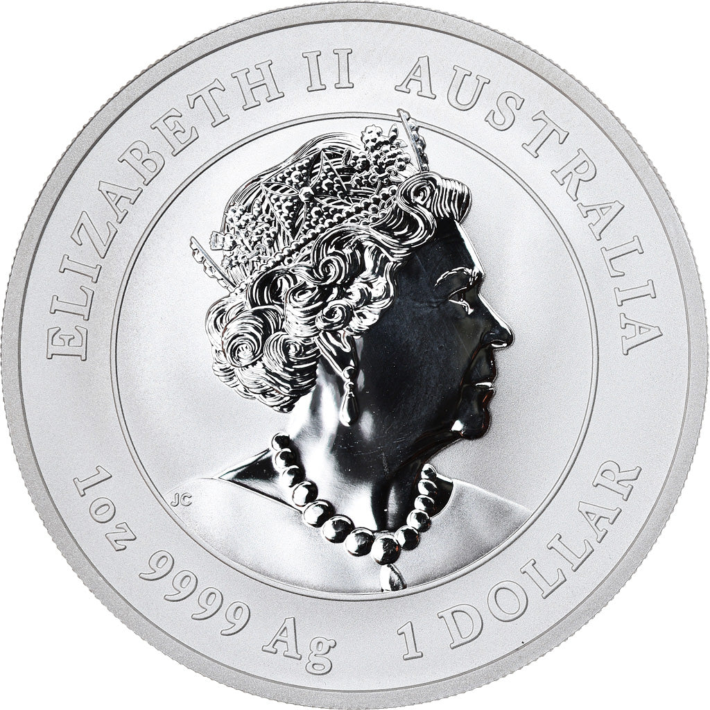 Coin, Australia, Year of the Rat, 1 Dollar, 2020, 1 Oz, MS(65-70), Silver