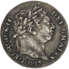 Great Britain, Penny, 1817, KM #668, MS(63), Silver, 0.47