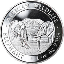 Coin, Somalia, Elephant, 100 Shillings, 2020, 1 Oz, MS(65-70), Silver