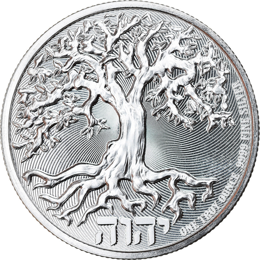 Coin, Niue, Elizabeth II, Tree of life, 2 Dollars, 2019, 1 Oz, MS(65-70), Silver