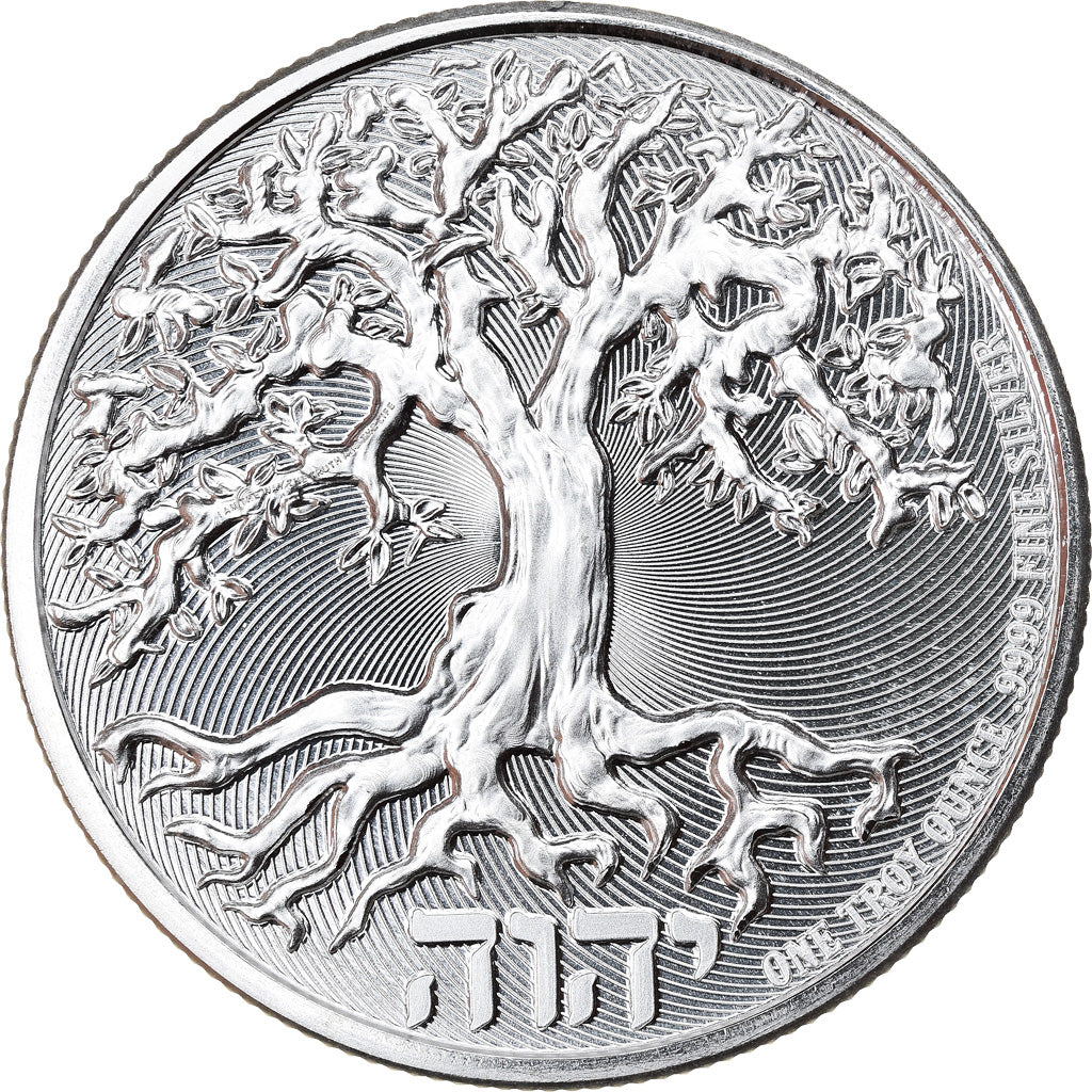 Coin, Niue, Elizabeth II, Tree of life, 2 Dollars, 2019, 1 Oz, MS(65-70), Silver