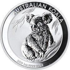 Monnaie, Australie, Australian Koala, 1 Dollar, 2019, 1 Oz, FDC, Argent