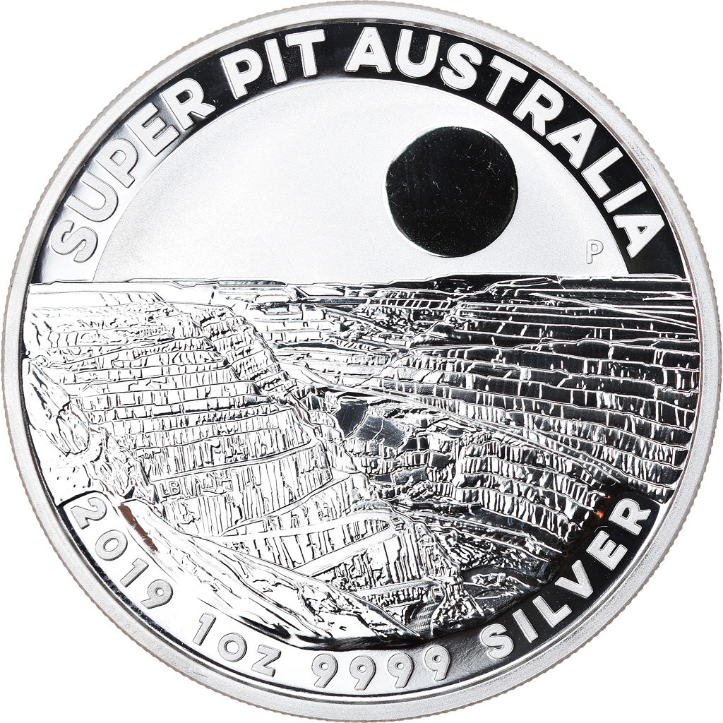 Moneta, Australia, Super Pit, 1 Dollar, 2019, 1 Oz, FDC, Argento