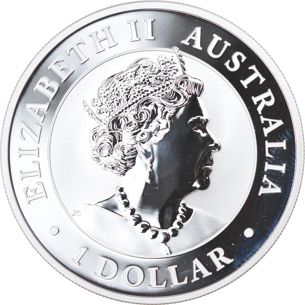 Coin, Australia, Australian Emu, 1 Dollar, 2019, 1 Oz, MS(65-70), Silver