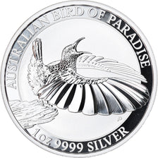 Coin, Australia, Bird of Paradise, 1 Dollar, 2018, 1 Oz, MS(65-70), Silver