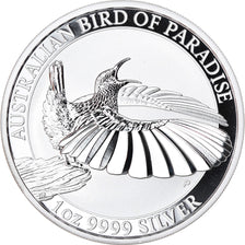 Coin, Australia, Bird of Paradise, 1 Dollar, 2018, 1 Oz, MS(65-70), Silver