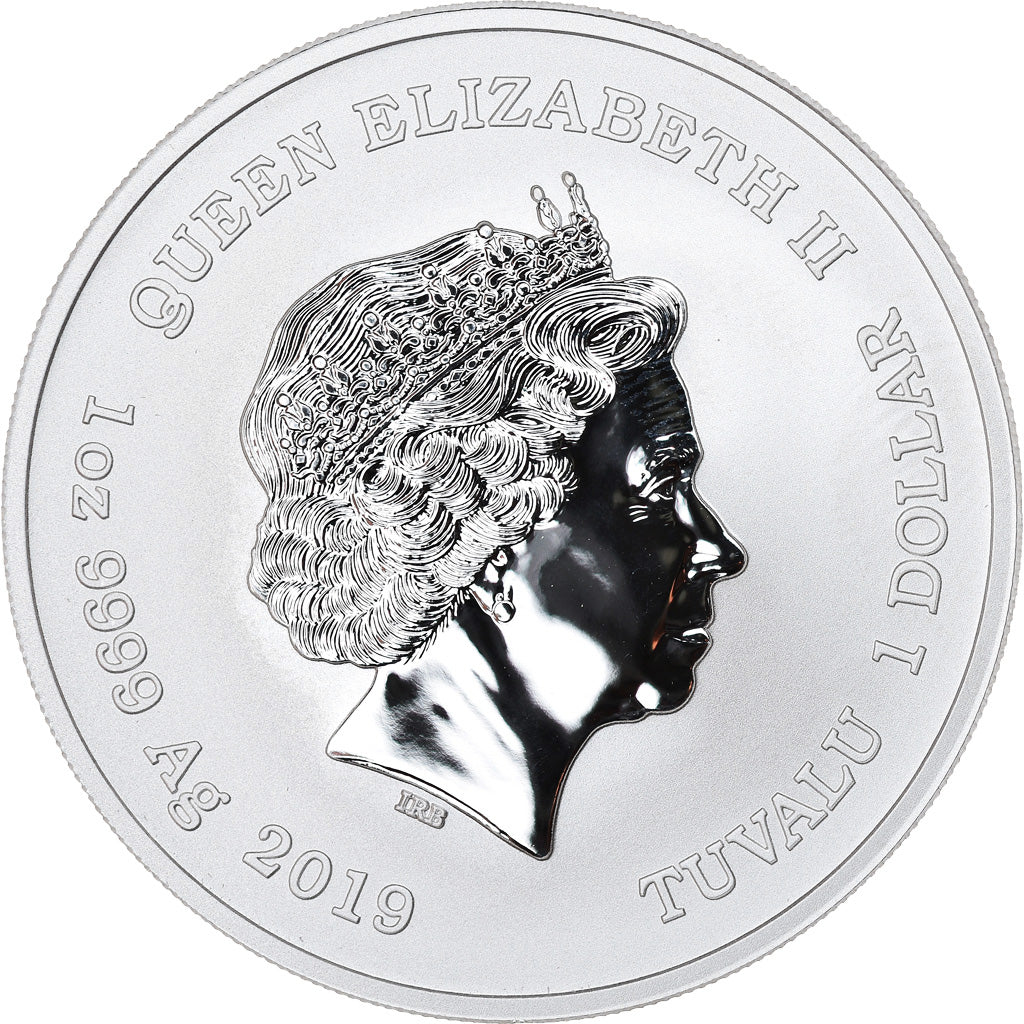 Monnaie, Tuvalu, Queen Anne's Revenge, 1 Dollar, 2019, 1 Oz, FDC, Argent