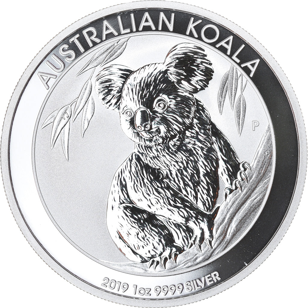 Coin, Australia, Australian Koala, 1 Dollar, 2019, 1 Oz, MS(65-70), Silver