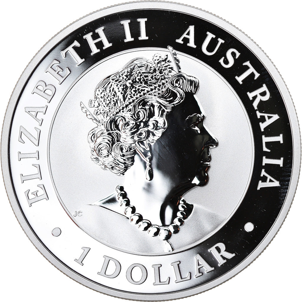 Coin, Australia, Australian Emu, 1 Dollar, 2019, 1 Oz, MS(65-70), Silver