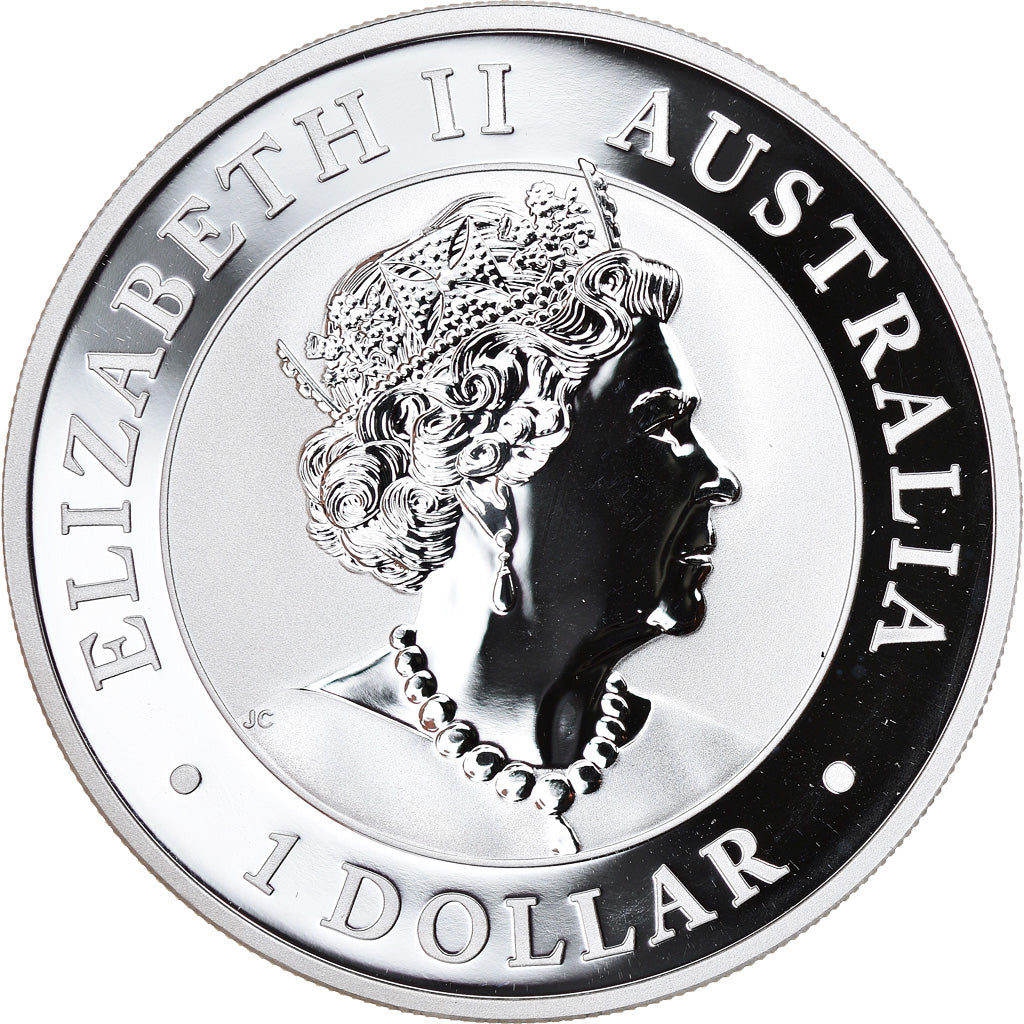 Coin, Australia, Australian Emu, 1 Dollar, 2019, 1 Oz, MS(65-70), Silver