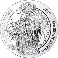 Coin, Rwanda, Victoria, 50 Francs, 2019, 1 Oz, MS(65-70), Silver